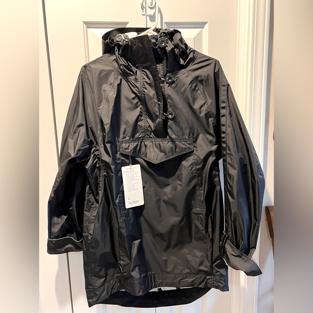 NWT Lululemon size S/M Ride on Anorak rain jacket